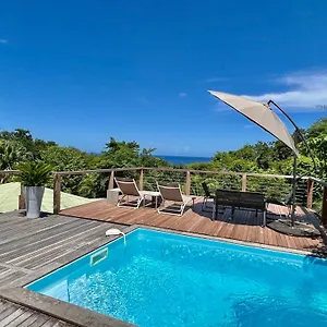  Hébergement de vacances Coco Pointe Batterie. Piscine, Vue Mer, 4 P. Guadeloupe